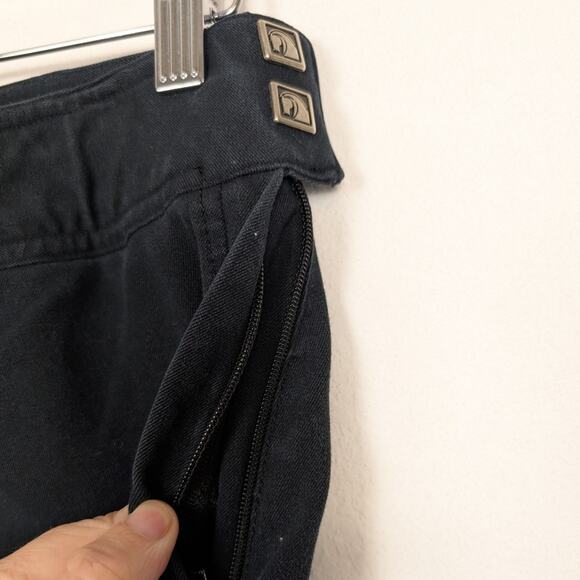 ROMFH Black Full Seat Equestrian Riding Breeches Size 28 - Picture 5 of 9